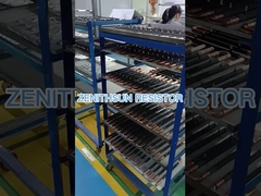 3KW Tube Tembaga Air Cooled Resistor Wire Wound Dengan Mounting Bracket