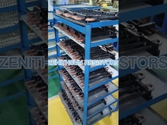700W Tabung Resistor Luka Kawat Tembaga Air Didinginkan Untuk Beban Dump