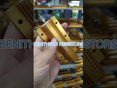 150W 25R F Aluminium Housed Resistor Wirewound Precharge Untuk Industri Militer