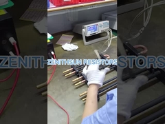 700W Tabung Resistor Luka Kawat Tembaga Air Didinginkan Untuk Beban Dump