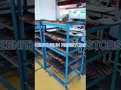 700W Tabung Resistor Luka Kawat Tembaga Air Didinginkan Untuk Beban Dump