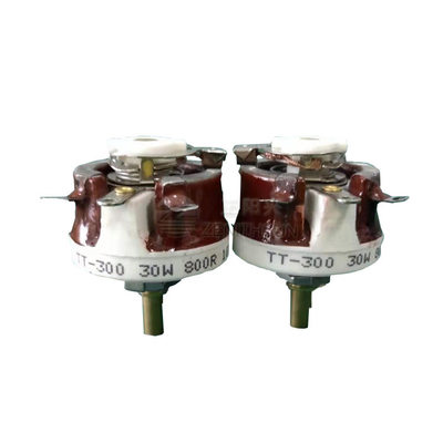 30Watt 800R Gulungan kawat Rheostat Variable Resistor Rheostat Untuk Pemanggang Roti Conveyor