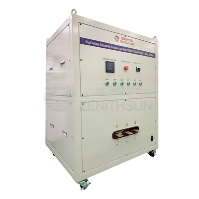 AC 3Phase Dummy Load Bank 180KW 220/440V Tegangan Ganda Dapat Disesuaikan Resistif
