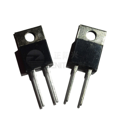 100 Ohm 50 Watt Resistor 1% 100PPM Film Tebal Daya Tinggi Melalui Lubang