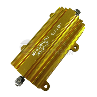 250W Kekuatan tinggi Aluminium Bertempat Resistor Gulungan kawat Untuk Pengereman