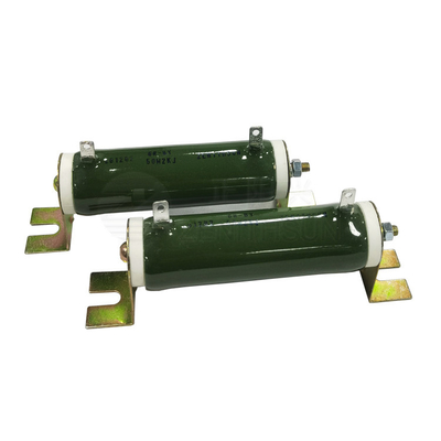 Bentuk Bulat Kawat Wound Braking Resistor Diemail Tubular Daya Tinggi