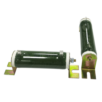 Bentuk Bulat Kawat Wound Braking Resistor Diemail Tubular Daya Tinggi