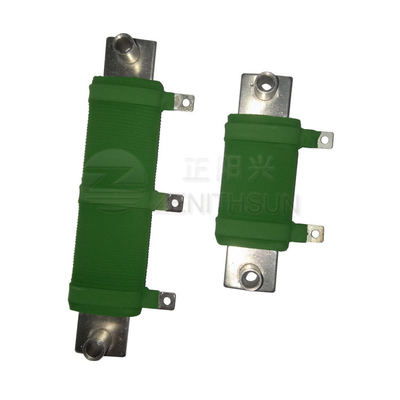 60W 100 Ohm J Datar Kekuatan tinggi Gulungan kawat Resistor Tidak Mudah Terbakar