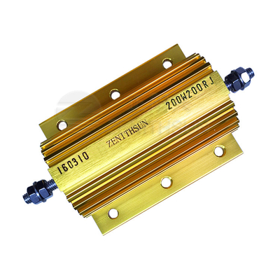 200W Aluminium Housed Gulungan kawat Led Load Resistors Untuk Biaya Kapasitor