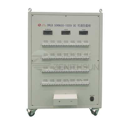 50kW 650V-1000V DC Dummy Load Bank portabel Variable Resistive Load Bank Cabinet
