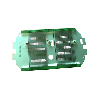 1000W Bentuk Plat Tegangan Tinggi Resistor Gulungan kawat Dan Peraturan Saat Ini