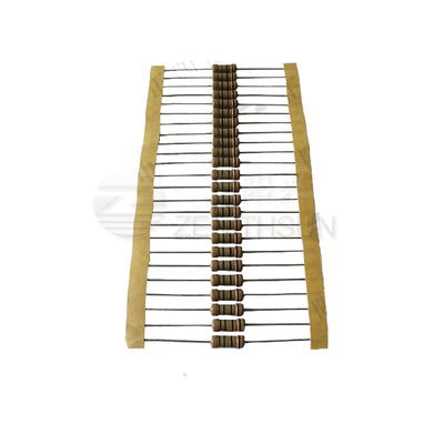 1/8W 5W Resistor Film Tetap Resistor Film Karbon Aksial CF Bebas Timah