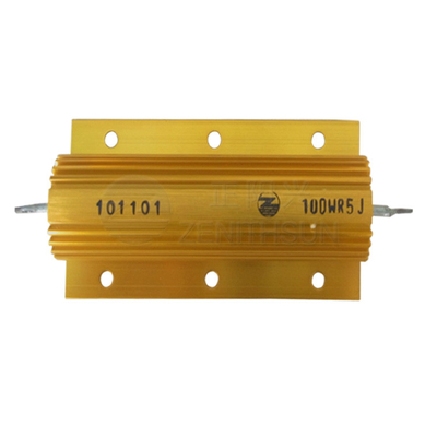 100W Kekuatan tinggi Resistor Metal Clad Gulungan kawat Pengereman Dinamis